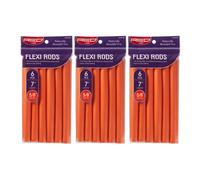 Bigoudis flexibles Red by Kiss de 18 cm x 16 cm de diam tre, sans chaleur, pour boucles glamour et rebondissantes des ann es 90, effet plage, eff