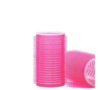 Bigoudis Jumbo auto-agrippants, 6 pièces, bigoudis sans chaleur, bigoudis de Volume de cheveux, crochet et boucle auto-adhésifs, outils de coiffure DIY pour Cheveux Courts, Moyens Ou Longs(Rose red,30