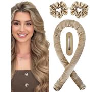 Bigoudis Jumbo Flexi Rods pour dormir en satin doux sans chaleur, boucles sans chaleur, tiges de soufflage pendant la nuit pour cheveux longs, sans chaleur pendant la nuit, fer à friser sans chaleur