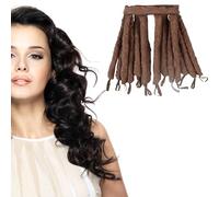 Bigoudis pour dormir - Fer à friser sans chaleur - Kit de boucles pour cheveux longs et courts - Fer à friser fixé à la tête - Bandeau de tête bouclé sans chaleur - Kit de fer à friser pour dormir