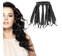 Bigoudis pour dormir - Fer à friser sans chaleur - Kit de boucles pour cheveux longs et courts - Fer à friser fixé à la tête - Bandeau de tête bouclé sans chaleur - Kit de fer à friser pour dormir
