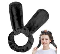 Bigoudis sans chaleur, avec oreilles de lapin, bandeau sans chaleur, sans chaleur, avec oreilles de lapin, bigoudis pour boucles endormies Cenrf