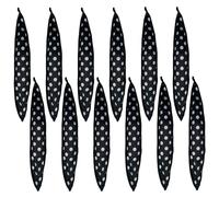 Bigoudis sans chaleur - Rouleaux en éponge, forme ondulée pour cheveux longs et courts, dormir dans des bigoudis - Outils de cheveux rétro à pois - Oreiller naturel et boucles douces (noir 12, M)