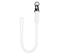 Bigougem Lanière durable en paracorde phosphorescente pour activités de plein air, résistante et portable - Blanc