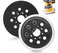 BIGP 2 Pièces 125mm Plateau de Ponçage pour Bosch GEX 125-1 AE, PEX 220 A & AE, pour Skil 7402 7490, 8 Trous Auto-Agrippants, Disques de Ponçage pour Ponceuse Excentrique