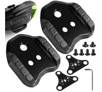 BIGP Lot de 2 adaptateurs de crampons de vélo, compatibles avec Shimano SPD, adaptateur de plaque SM-SH41, pour chaussures de vélo de route, VTT, pédales à 3 trous, adaptateur de pédale de vélo
