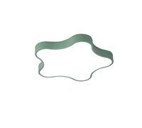 BigPinwheel Simple Star LED Plafonnier Macaron coloré, 3 températures de couleur, style nordique moderne Flush Mount Creative plafonnier pour chambre d'enfants, chambre à coucher, salon (Green, 40cm)