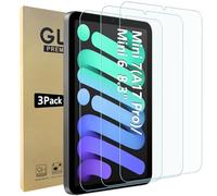 Bigqin 3 Pack Verre Trempé Compatible pour iPad Mini 7(A17 Pro 2024)/ Mini 6 2021 8.3", Protection Écran Anti-rayures, Film de Protection écran, HD Transparent, 9H Dureté - 19,2 x 13,1CM