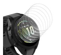 Bigqin 6 Pcs Verre Trempé Compatible pour Garmin Forerunner 165/165 Music | Verre Trempé Protecteur d'écran, HD Clear, Dureté 9H, Sans Bulle, Film de Protection Anti-rayures