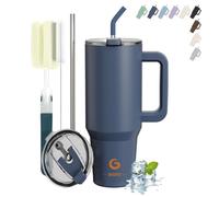 BIGRD Gourde Isotherme 1.2L (1180ml) Acier Inoxydable 304 avec Paille - Double Isolation Vide, 100% Étanche, Sans BPA - Pour Sport, Bureau, Voyage, Voiture,Crépuscule