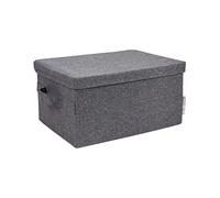 Bigso Box of Sweden 1012 Boîte de Rangement Petit Modèle Polyester Gris 35 x 26 x 19 cm