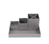Bigso Box of Sweden 797454101 Organiseur de Bureau Panneau de Fibre Gris 23,5 x 18 x 11 cm