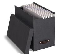 Bigso Box of Sweden 944145644 Porte Dossier Panneau de Fibre Gris Foncé 35 x 18,5 x 27 cm