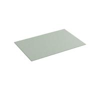Bigso Box of Sweden ANNIE Sous-main de bureau élégant en panneau de fibres et papier aspect lin - Tapis de souris de protection pour la surface de bureau - Vert menthe