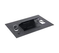 Bigso Box of Sweden ANNIE Sous-mains de bureau - Dessus de table élégant en panneau de fibres et papier - Tapis de souris protecteur pour la surface du bureau - Noir