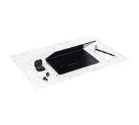 Bigso Box of Sweden ANNIE Sous-mains de bureau - Dessus de table élégant en panneau de fibres et papier - Tapis de souris protecteur pour la surface du bureau - Doré moucheté