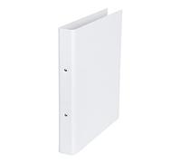 Bigso Box of Sweden classeur à 2 anneaux - classeur fin en panneau de fibres et papier - dossier à anneaux pour documents, pochettes plastifiées et intercalaires - blanc