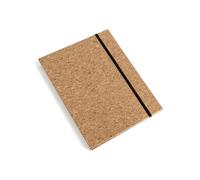 BIGSO PAULINA Classeur A4 - Boîte de rangement avec élastique - Porte-documents pour documents, dossiers et documents - Porte-documents en panneau de fibres et papier 100% recyclés - Liège