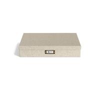 BIGSO SVERKER Boîte à documents A3 - Boîte de rangement avec couvercle et poignée - Rangement de bureau pour documents, croquis et documents - Boîte d'archivage en panneau de fibres recy s et