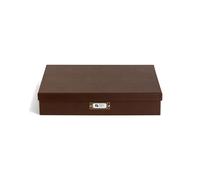 BIGSO SVERKER Boîte à documents A3 - Boîte de rangement avec couvercle et poignée - Rangement de bureau pour documents, croquis et documents - Boîte d'archivage en panneau de fibres recy s et