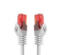 BIGtec câble de réseau Gigabit Ethernet (2 connecteurs RJ45, Cat. 5e, câble Paire torsadée UTP, 1000 Mbit/s, pour VA, connexions DSL, Panneaux de Brassage, routeurs, modems, wAP) 20m - weiß