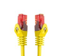 BIGtec Câble Ethernet 25m RJ45 Gigabit LAN Réseau Internet Compatible jaune Compatible Playstation xBox PS5 PS4 Routeur Switch Modem Décodeur TV Box Console de Jeux PC 25 mètres