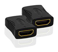 BIGtec Lot de 2 adaptateurs HDMI femelle vers femelle 8K 4K Ultra HD UHD 3D Full HD 1080p HDR ARC 8K @ 60Hz / 4K @ 120Hz High Speed avec Ethernet