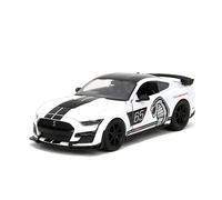 Bigtime Muscle Voiture moulée sous pression Ford Mustang Shelby GT500 1:24 2020 pour enfants et adultes (blanc)