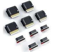 BIGTREETECH EZ2209 Lot de 5 pilotes de moteur pas à pas Stepstick Mute EZ2209 avec adaptateur de pilote, compatible avec les cartes mères SKR 3/SKR V1.4 Turbo/Octopus pour imprimante 3D
