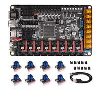 BIGTREETECH Octopus V1.1 Carte de contrôle pour imprimante 3D CR10 Ender 3 32 Bits Carte mère Spider Marlin 2.0 Klipper Support TMC2209 TMC2208 TMC2130, TFT35 E3 V3.0 1286LCD etc (avec 8 TMC2209)
