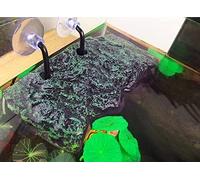 BigTron Plate-Forme de Reptile Plate-Forme de Tortue Échelle PU Mousse Aquarium Flotteur décoration Floating Turtle Dock Bois d'Ornement pour Tortue Taille