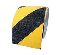 BigTron Rubans antidérapants de 10 cm x 5 m Ruban avertisseur Ruban antidérapant pour intérieur et extérieur (Noir et Jaune)