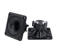 BIGULA 1 paire d'aigus carrés de 8,9 cm avec noyaux de durabilité ABS pour améliorer le son de la voiture