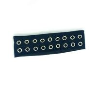 BIGULA Bandeaux élastiques Style Punk avec œillets Creux pour Tenues de soirée Hip-hop et métal Rock Accessoires de Mode pour Femmes