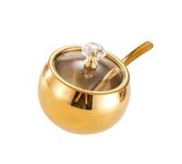 BIGULA Bocal à épices en acier inoxydable 304 - Outil de cuisine - Récipient tendance pour assaisonnement - Convient pour les amateurs de cuisine - Pot à épices