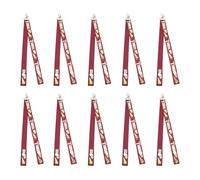 BIGULA Lot de 10 sangles de support de pompon pour pom-pom girl - Accessoires pour sport, réunion, cérémonie