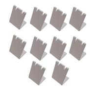 BIGULA Lot de 10 supports de boucles d'oreilles en acrylique transparent pour vitrines élégantes et solutions de rangement pour bijoux, accessoires pour usage quotidien