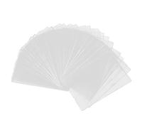 BIGULA Lot de 100 pochettes pour cartes de baseball en polypropylène - Étanche - Transparent - Protection pour cartes - Porte-cartes