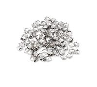 BIGULA Lot de 100 rivets carrés en métal pour décoration de maroquinerie