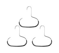 BIGULA Lot de 3 cintres multifonctionnels en acier pour chapeaux, écharpes, cravates, organiseurs de placard, casquettes de baseball, rangement essentiel pour économiser de l'espace