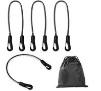 BIGULA Lot de 4 sangles élastiques de rechange pour couverture de cheval - Clips à double extrémité réglables - Sangles élastiques pour jambes pour chevaux