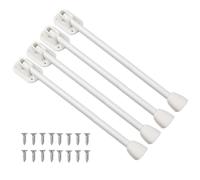 BIGULA Lot de 4 supports de pieds de table pliants en forme de fer à cheval avec vis pour le rangement