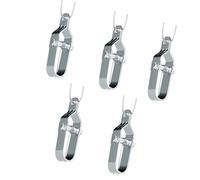 BIGULA Lot de 5 petits connecteurs de fil pour installation de clôture de jardin et plus fabriqués à partir de matériaux robustes pour une longue durée de vie