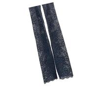 BIGULA Manchettes de Protection UV en Dentelle Manches en Dentelle Florale pour Femmes Gants Longs ajourés sans Doigts pour Protection Solaire