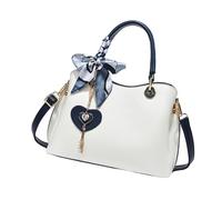 BIGULA Sac à bandoulière simple de grande capacité, cadeau de fête des mères, sac à main en cuir synthétique pour le travail quotidien, bandoulière en cuir synthétique pour femme, grande capacité