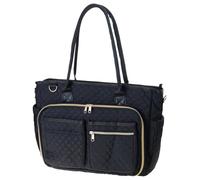 BIGULA Sac pour ordinateur portable de grande capacité pour enseignant, sac à bandoulière pour ordinateur portable, sac à main d'affaires, sac de travail, cadeau pour ordinateur portable, Noir , One