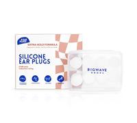 BigWave Drops Lot de 4 paires de bouchons d'oreille en mastic de silicone pour natation, voyage et tir