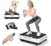 bigzzia Plateforme Vibrante Perte de Poids，Capacité de 150 kg,Silencieux,Convient pour Le Mdelage et la Relaxation
