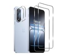 Bihizei Verre Trempé pour OnePlus nord 5, 2 Pièces Film Protection écran et 2 Pièces Caméra Arrière Protecteur, Sans Bulles, Film Protection écran - Anti Rayures, HD Ultra Transparent Dureté, 9H Glass