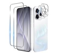 Bihizei Verre Trempé pour OPPO Reno 15 5G, 2 Pièces Film Protection écran et 2 Pièces Caméra Arrière Protecteur, sans Bulles, Double Protection